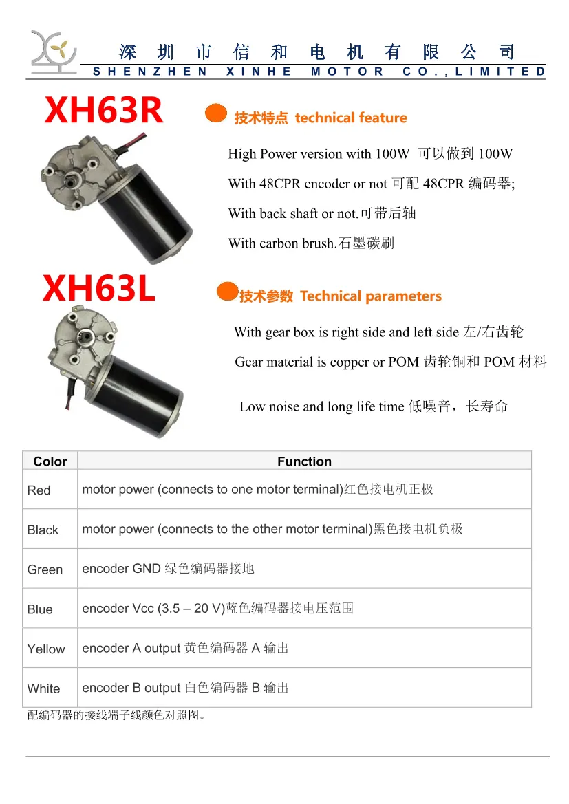 12V 24V 63mm High Torque Micro Gear Motor 60W with Brush Sliding Door Motor DC Worm Gear Motor