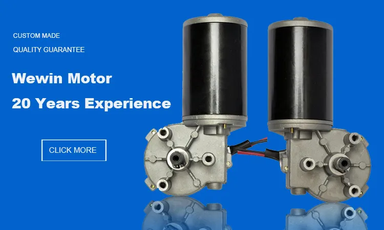 12V 24V DC Gear Motor High Torque Electric Motor Gearbox for Automatic Application