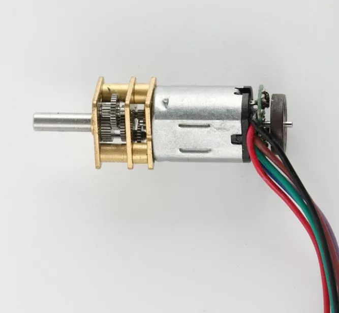 12V High Torque 60rpm Gear Motor with Encoder
