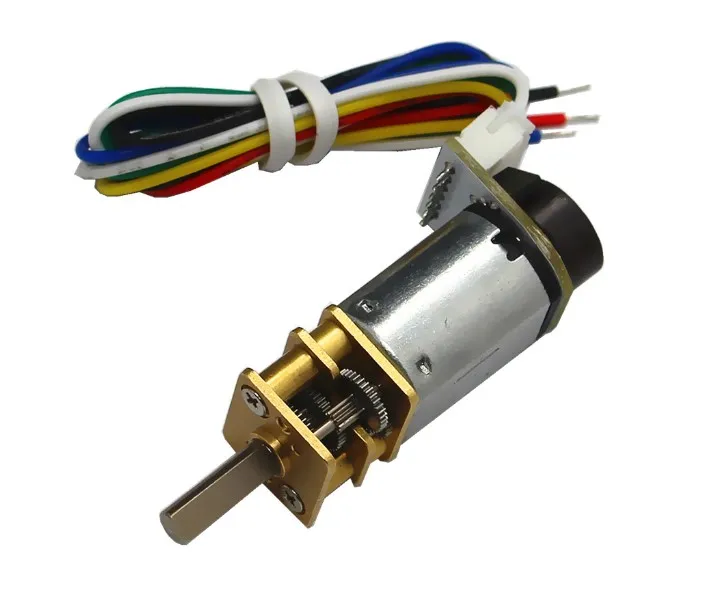 12V High Torque 60rpm Gear Motor with Encoder