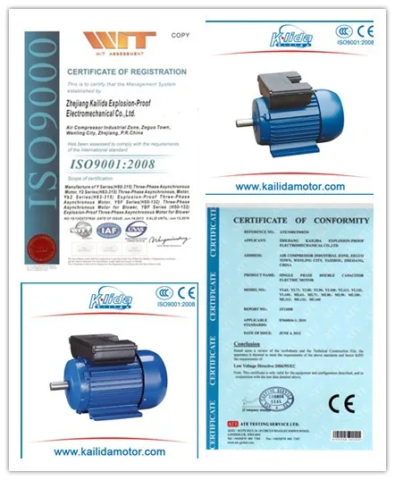 220V 380V 3 Phase 20 HP AC electric Motor (Y2-160L-4-15KW/20HP)