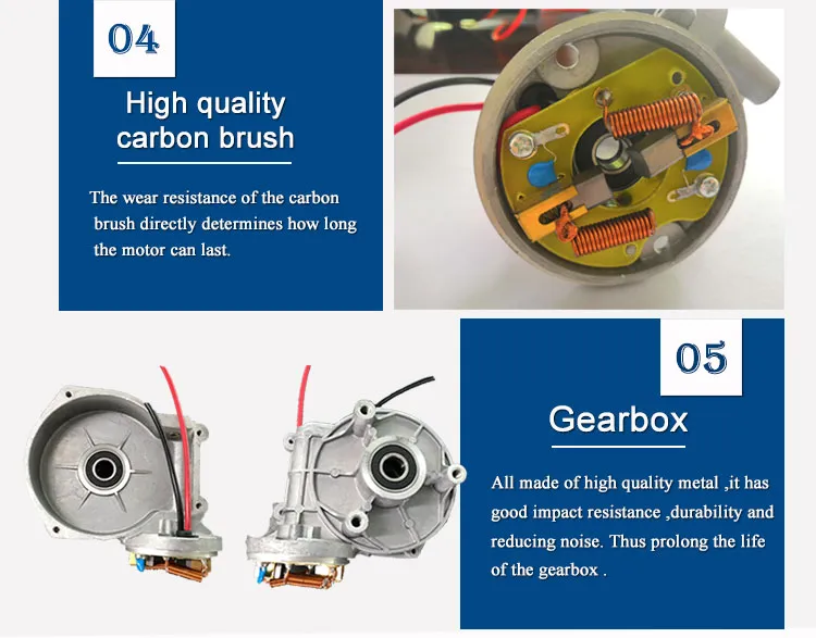 24V DC 8nm Torque Geared Motor with Reduction Gearbox