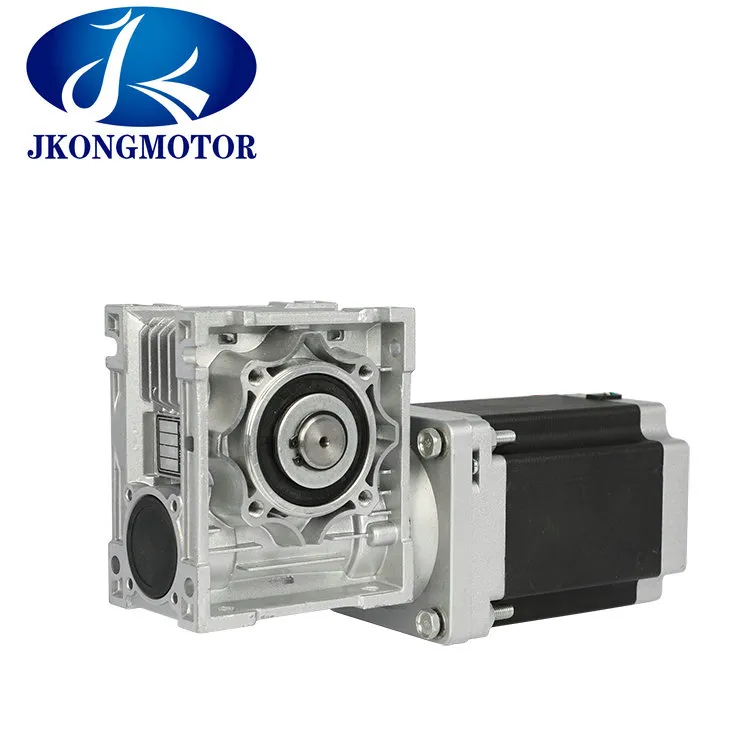 48V DC 86mm Customizable Stepper Motor with Worm Gearbox High Precision