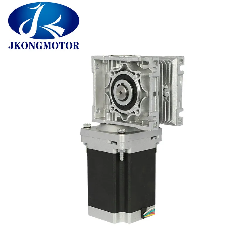 48V DC 86mm Customizable Stepper Motor with Worm Gearbox High Precision