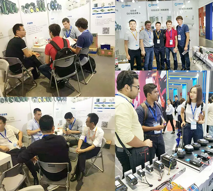 6.5inch 24V 120kg Load 6.5n. M 150W BLDC Brushless DC Wheel Hub Servo Motor for Service Robot