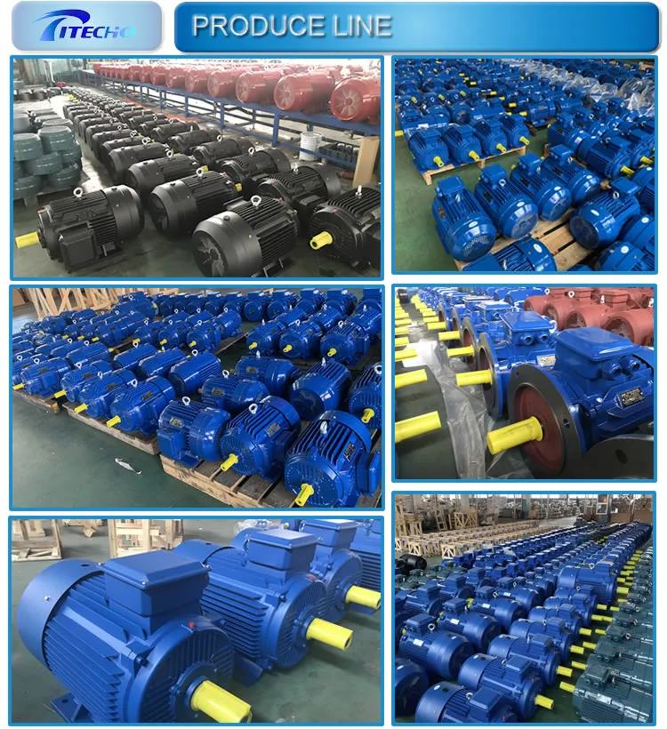 7.5kw 8p Ye2-160L-8 AC Motores
