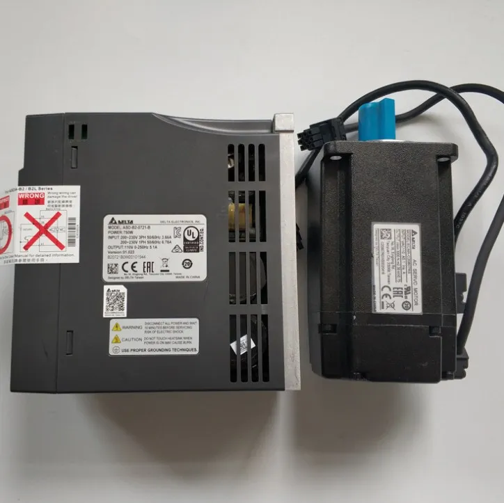 750W Delta AC Servo Motor Drive Ecma-C20807RS+Asd-B2-0721-B