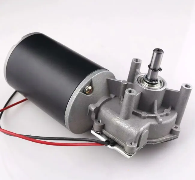 76mm 12V 24V 50W 100W 150W 200W 250W 10n 20n High Torque DC Worm Gear Motor