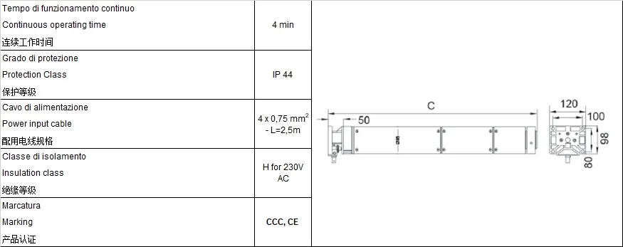 92mm Tubular Motor for Roller Garage Door