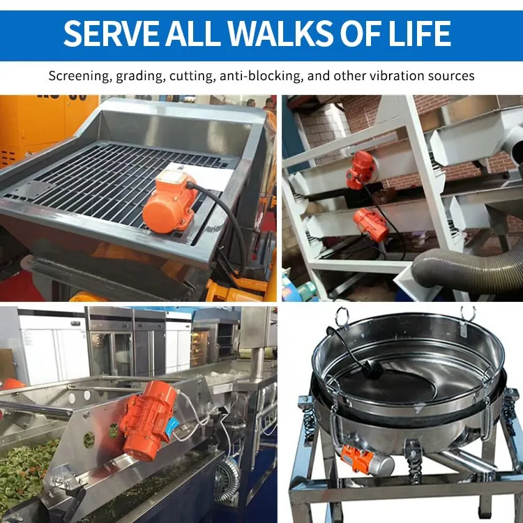 AC Electric Motor Vibrator for Vibrating Sieving Machine Mve800/3-50