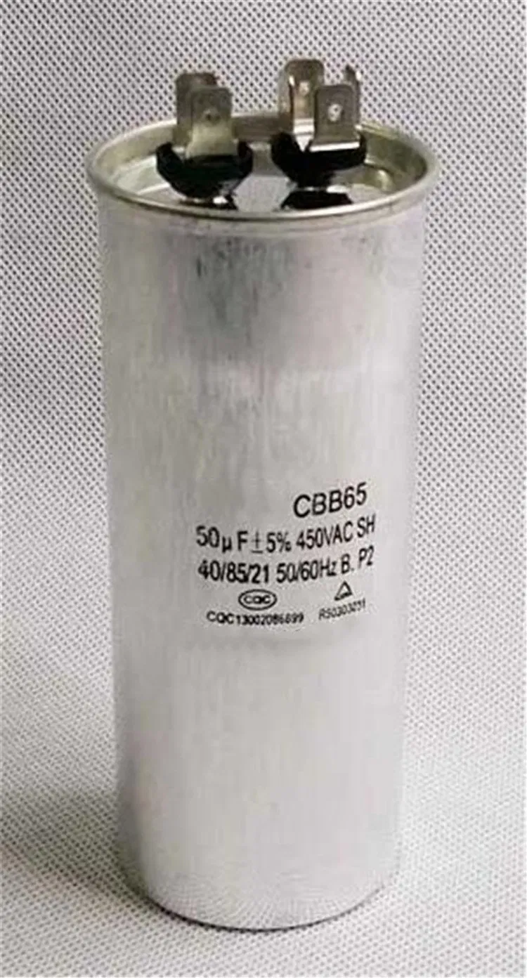 AC Motor Run Capacitor Cbb65 Aluminum Capacitor