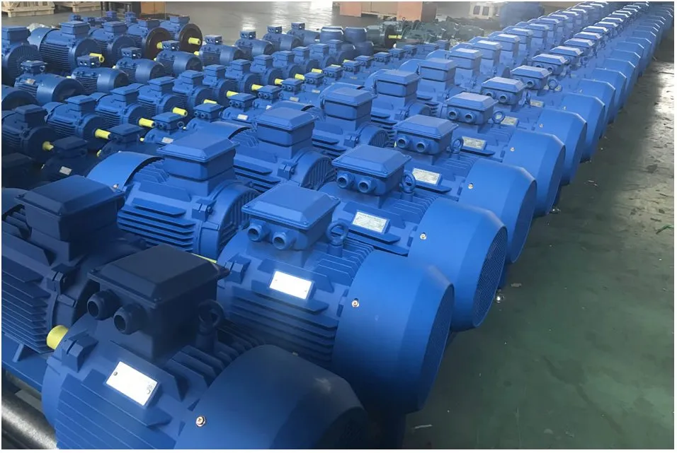 Aluminum Shell of Three-Phase Asynchronous Motor 11kw 15HP 2pole 4pole 6pole 8pole