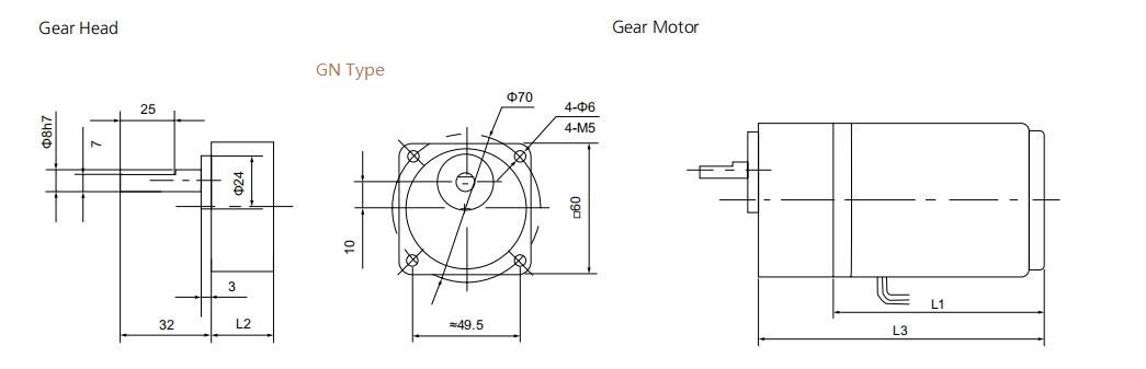 Attractive Price Solar Panel Electric Round Brushless 82mm DC Planetary Gear Motor