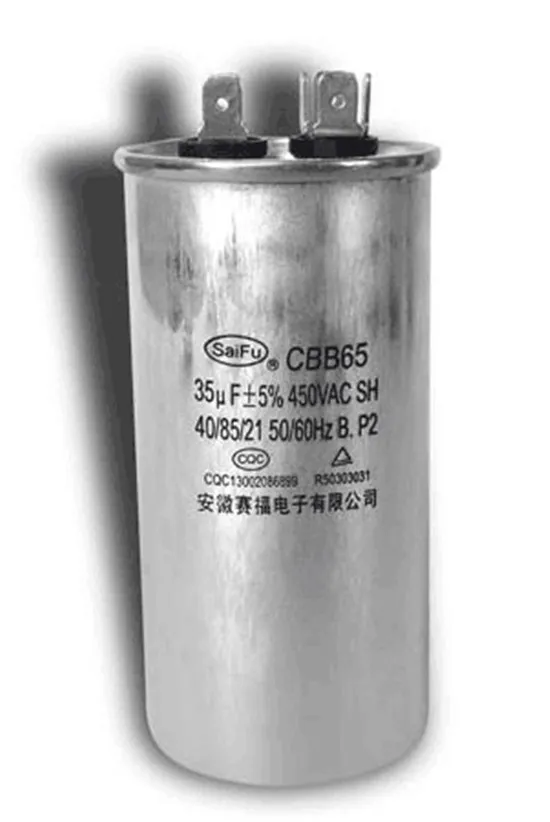 Cbb65 AC Motor Capacitor (aluminum case, anti-explosion)