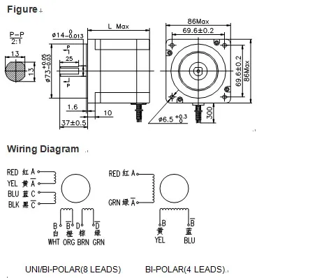 DC Motor Brushless DC Motor Brushless Motor Electric Motor Brushed Motor PMDC Motor BLDC Motor NEMA34 1.8° 86HS2a126-508 Stepping Motor Stepper Motor