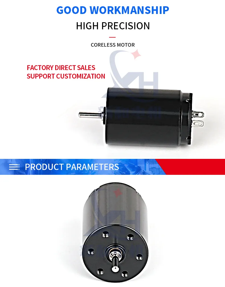 Deft 1928 6~24V 0.28~0.37A 8060~13000rpm 3.4~14.2W Coreless Motor Tattoo Electric Motor Mini Micro DC Motor with Brushed/Brush/Brushes for Tattoo Machine