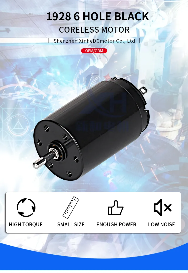 Deft 1928 6~24V 0.28~0.37A 8060~13000rpm 3.4~14.2W Coreless Motor Tattoo Electric Motor Mini Micro DC Motor with Brushed/Brush/Brushes for Tattoo Machine
