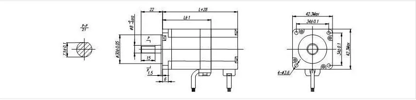 Micro NEMA 17 Hybrid Servo Stepper Motor with High Torque for Pancake