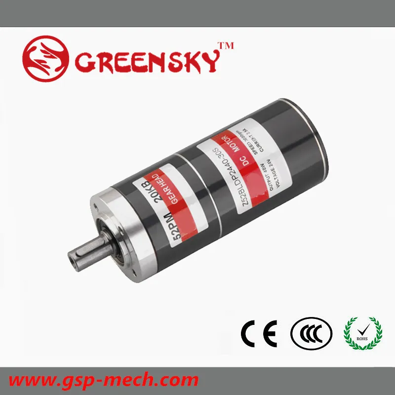 Mini 12V 24V BLDC DC Brushless Reduction Geared Gear Motor for Lawn Mower Oven Robot