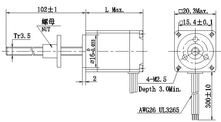 NEMA 8 Low Noise Low Voltage Small Electric Stepper Stepping Motor with High Speed