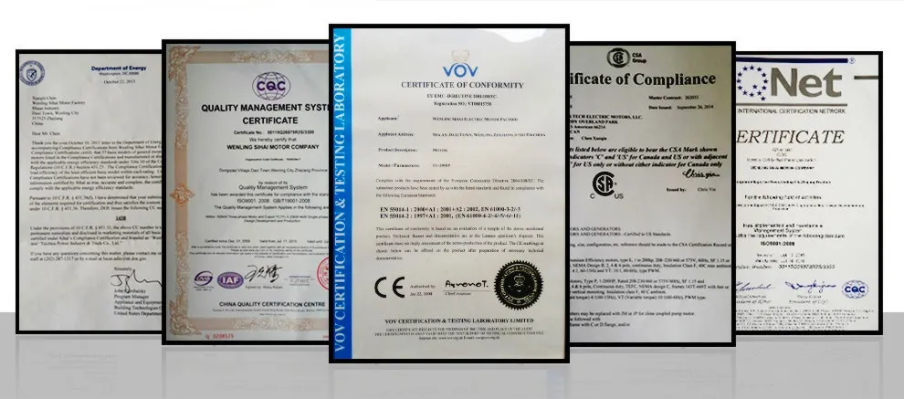 NEMA Premium Efficiency 7.5HP-6p Three Phase AC Motor with CSA