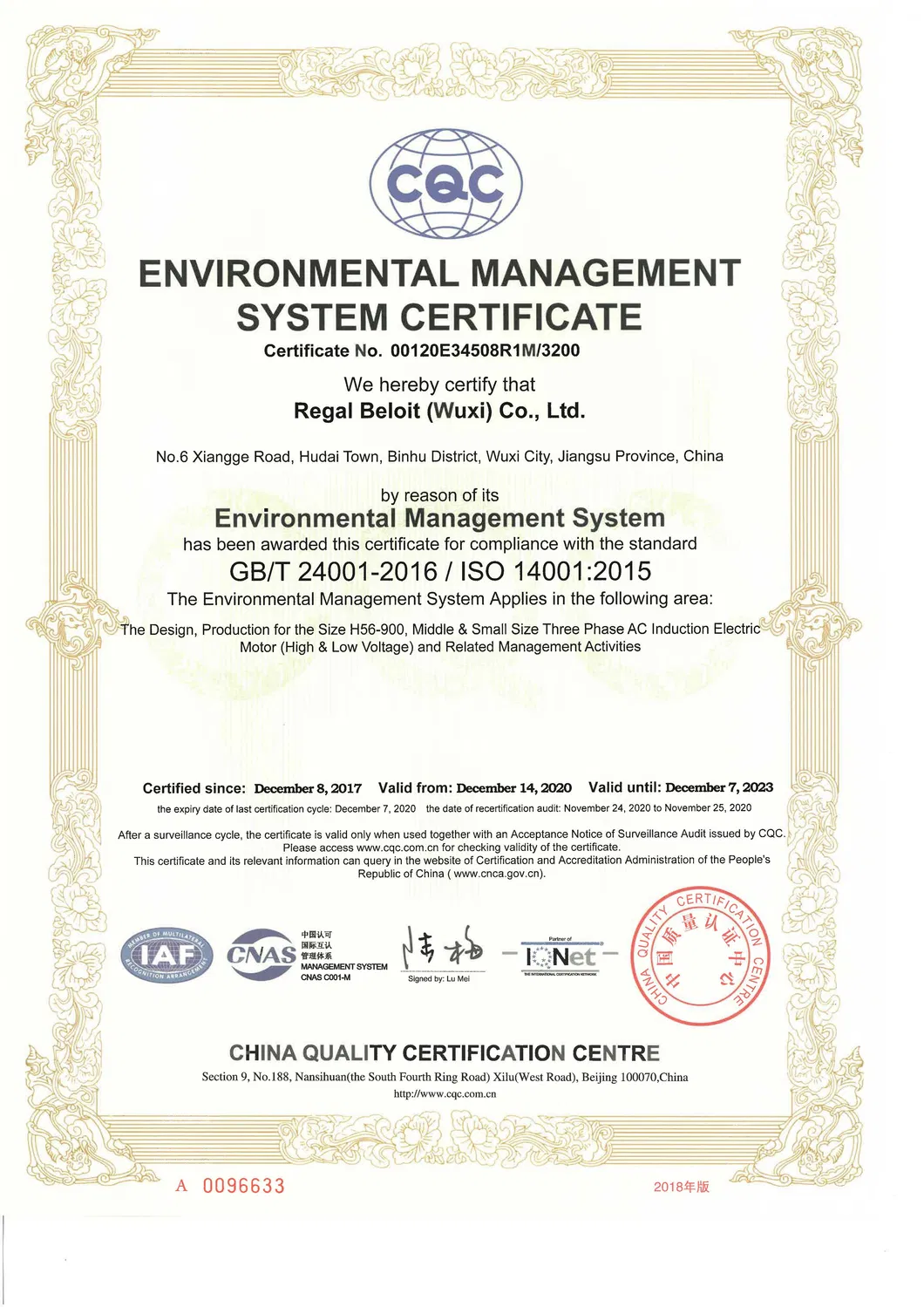 TCA Series-1.5kw/Ie3 Efficiency/Three Phase/Induction/AC/Low Voltage Motor