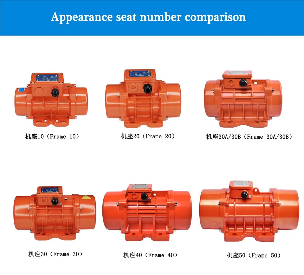 Vibrator Motor AC Electric Motor 2.2kw 50kn Electric Motor Vibrator Mve800/15-50