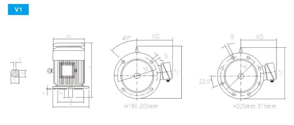 YD2 Series Pole-Changing 3-Phase Induction Motor