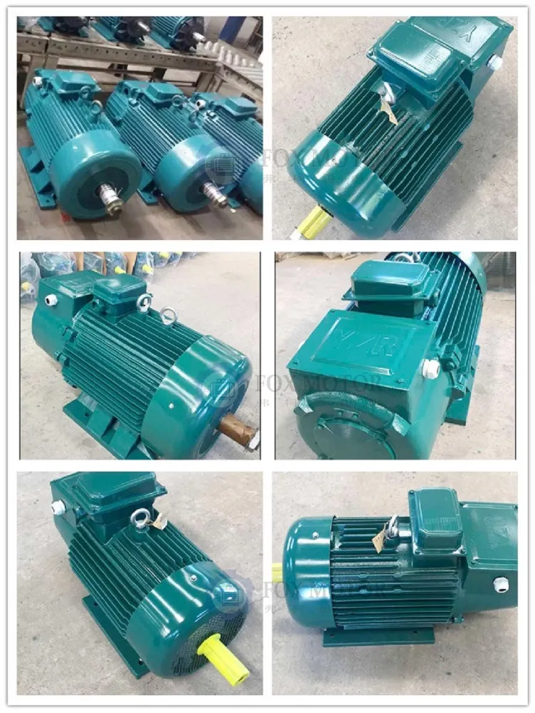 YZR250M2-6 45KW YZR YZ Crane and Metallurgical Wound Rotor Slip Ring lifting Electric AC Motor